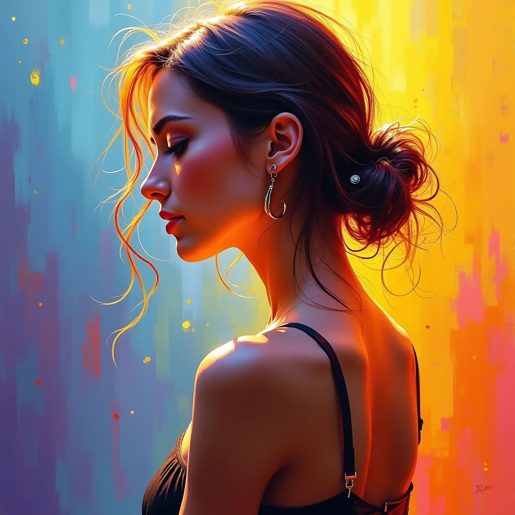 Impressionist portrait