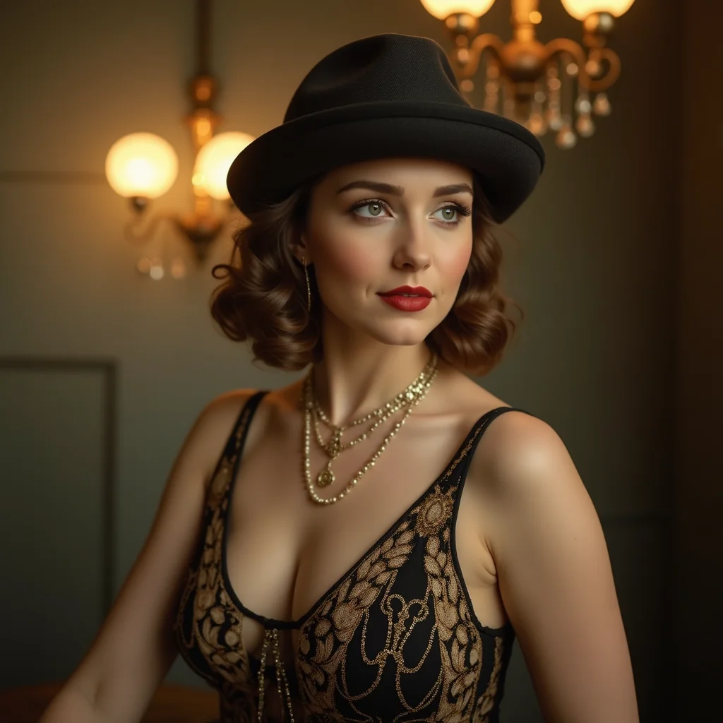 1920s Gatsby portrait